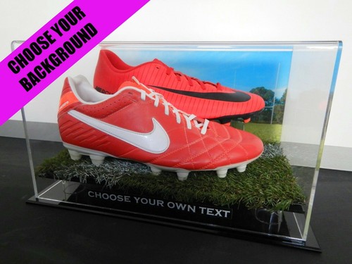 Double football boot display - football,